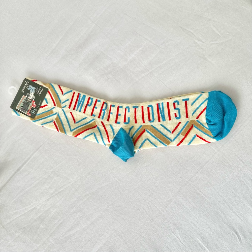 IMPERFECTIONIST Men’s Crew Socks - Picture 2 of 4